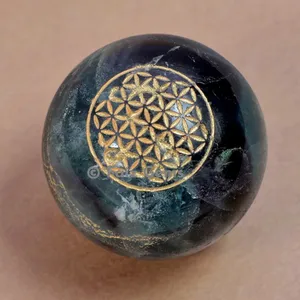 Fluorite Flower of Life Spheres