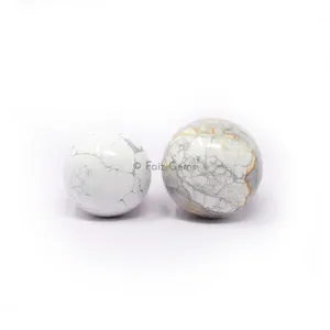 White Howlite Spheres