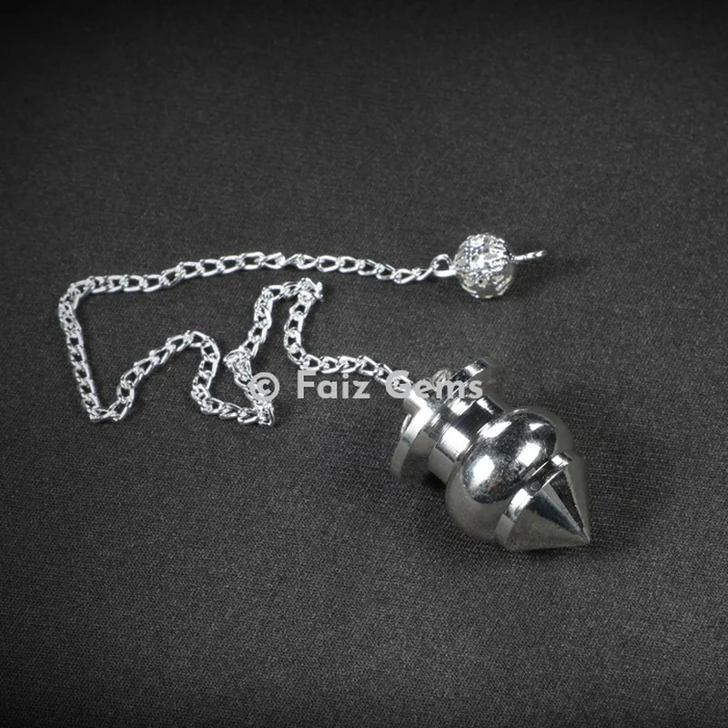 Small Egyptian Silver Metal Metal Pendulum