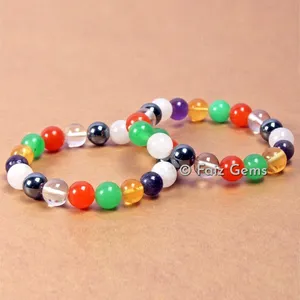 Pulseras curativas de piedras chakras