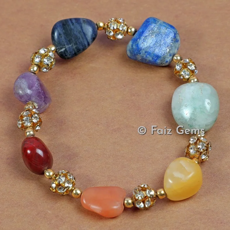 Chakra Tumbled Bracelets