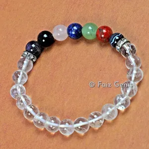 Chakra Bracelets with Crystal Stone