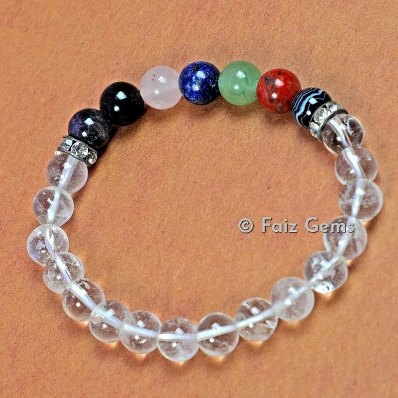 Chakra Bracelets with Crystal Stone