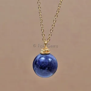 Sodalite Round Ball Pendants