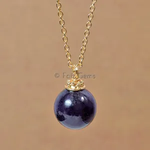 Amethyst Ball Pendants