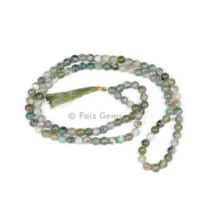 Moss Agate Japa Mala