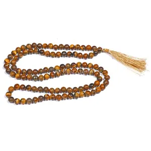 AAA Ojo de Tigre Piedra Preciosa Japa Mala