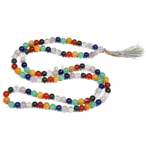 Multi Stone Gemstone Japa Mala