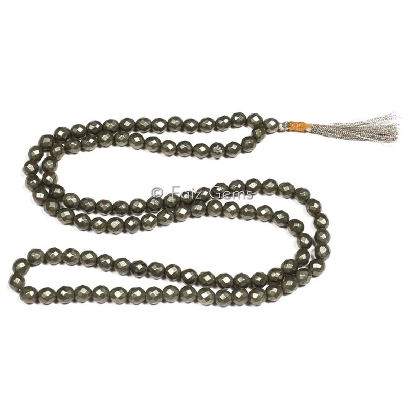 Pyrite Gemstone Japa Mala
