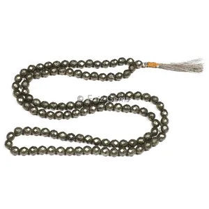 Pyrite Gemstone Japa Mala