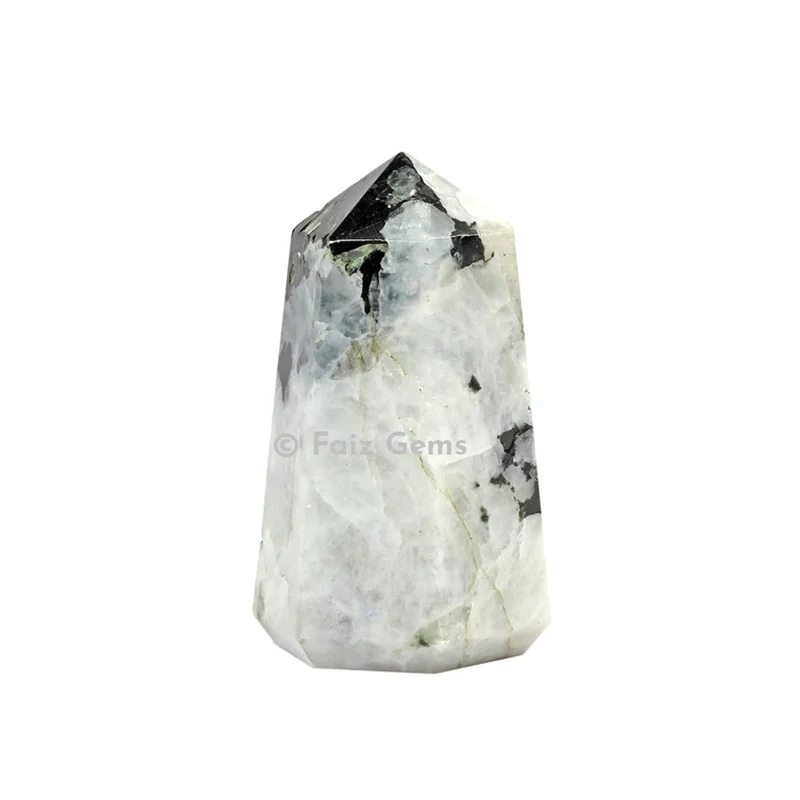 Rainbow Moonstone Obelisk