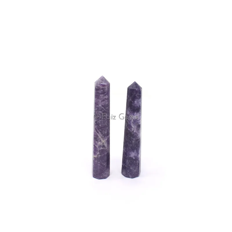 Lepidolite Obelisks