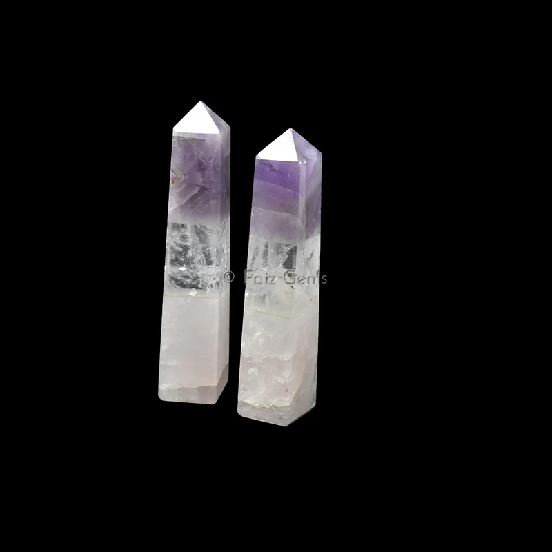 Rose Amethyst Crystal (RAC) Tower