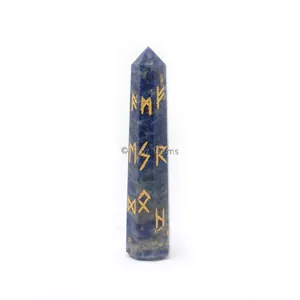 Sodalite Rune Set Obelisk
