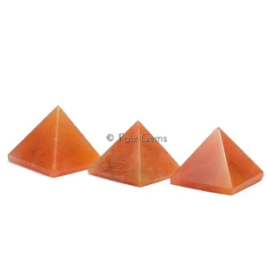Peach Aventurine Gemstone Pyramid
