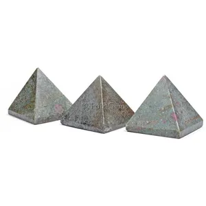 Ruby Zoisite Gemstone Pyramids