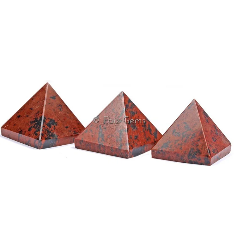 Mahogany Obsidian Gemstone Pyramids