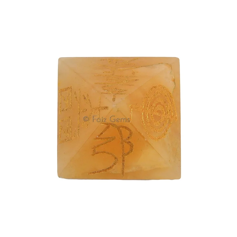 Peach Aventurine Reiki Pyramid