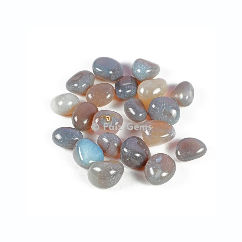 Grey Agate Tumbled Stones