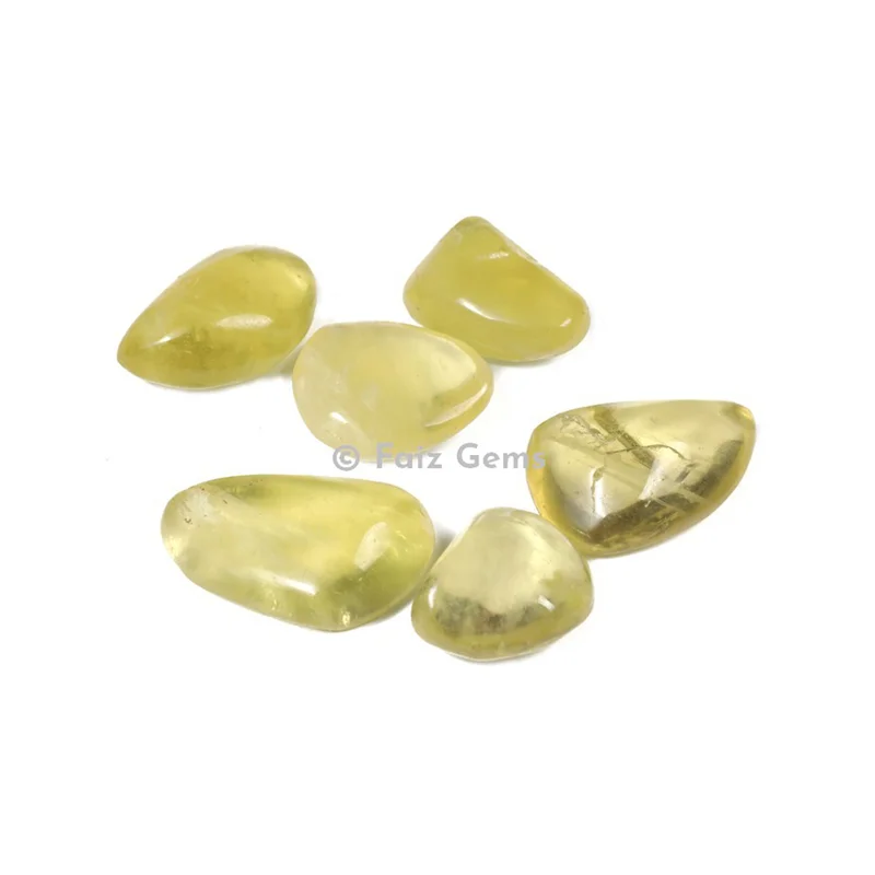 Lemon Quartz Tumbled Stones