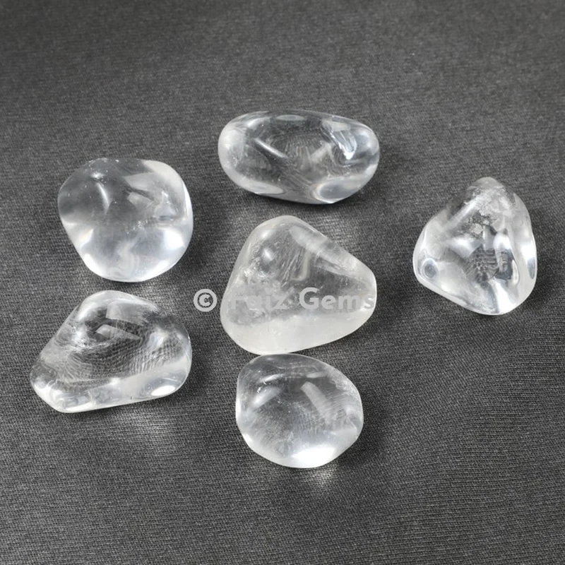 Crystal Quartz Natural Tumbled Stones