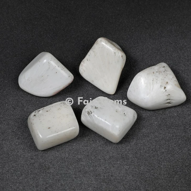 Rainbow Moonstone Tumbled Stones