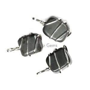 Hematite Tumble Pendants