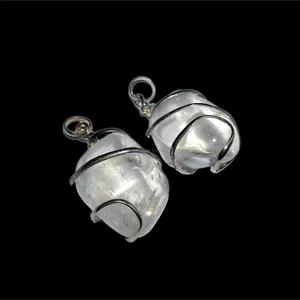 Crystal Quartz Wire Wrap Pendants