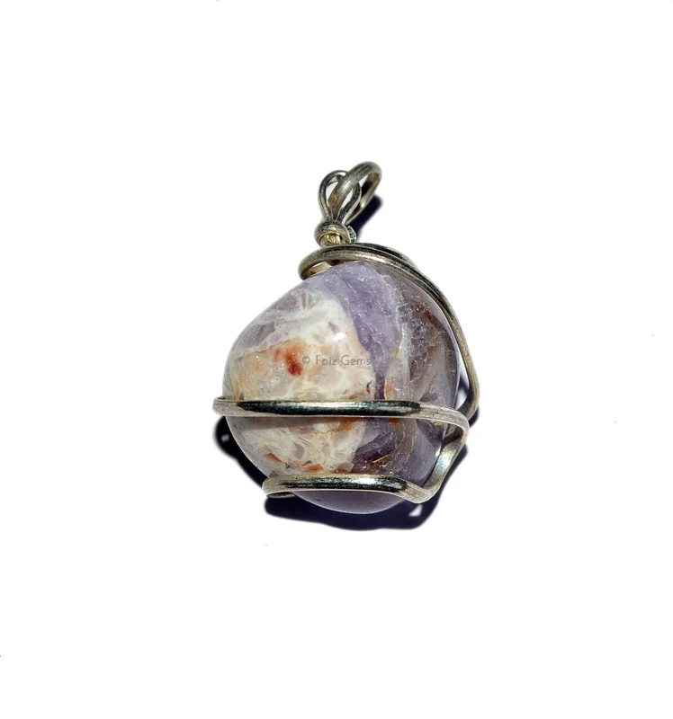 Amethyst Wire Wrap Pendants
