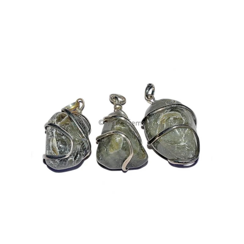 Labradorite Wire Wrap Pendants