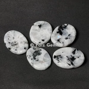 Rainbow Moonstone Worry Stone