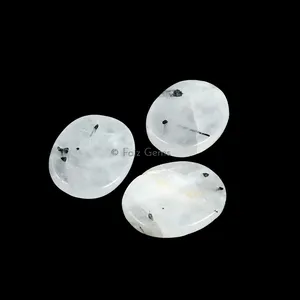 Black Rutile Worry Stone