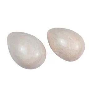 Cream Moonstone Gemstone Eggs