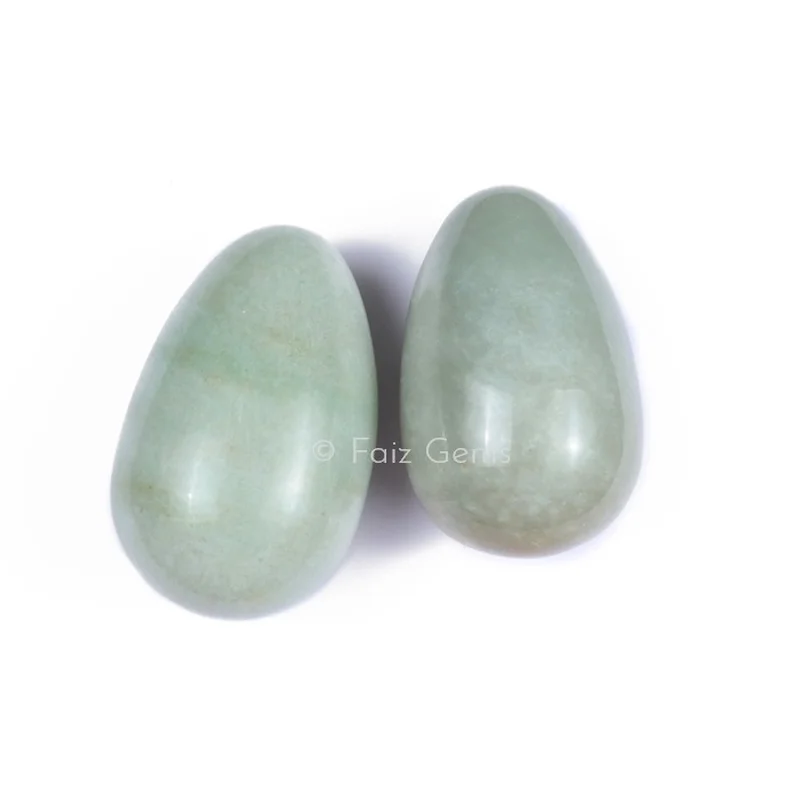 Green Aventurine Gemstone Eggs
