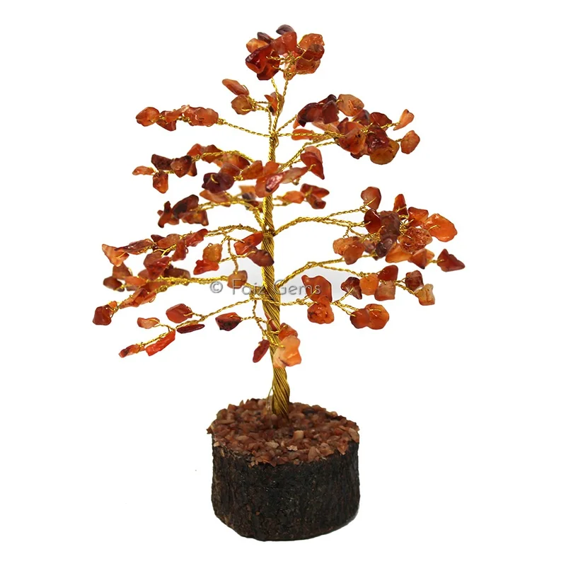 Carnelian Golden Wire Tree(150 Chips)
