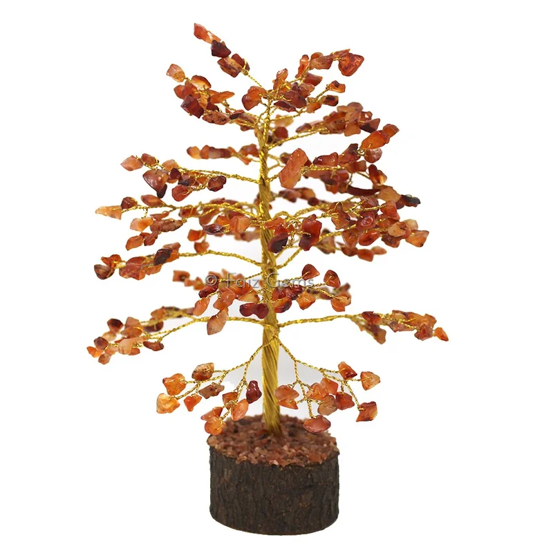 Carnelian Golden Wire Tree(300 Chips)