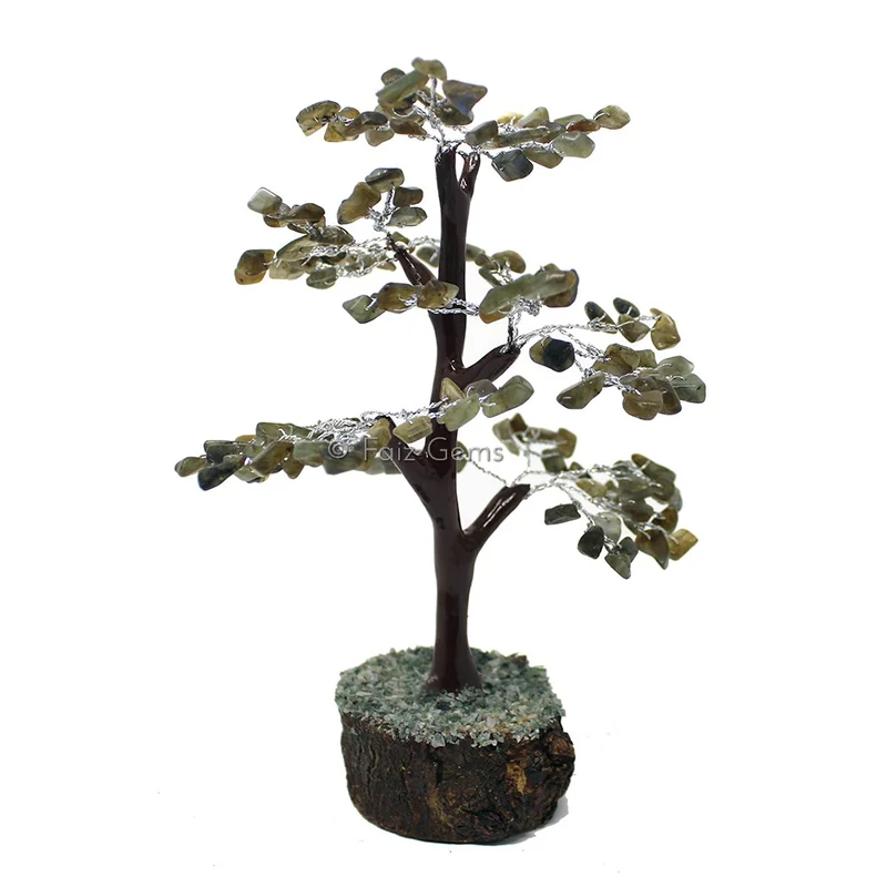 Labradorite Mseal Wire Tree(150 Chips)