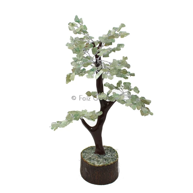 Green Aventurine Mseal Wire Tree(150 Chips)