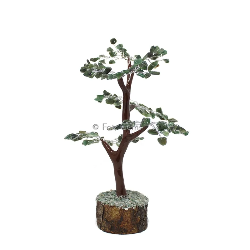 Dark Green Aventurine Mseal Wire Tree(150 Chips)
