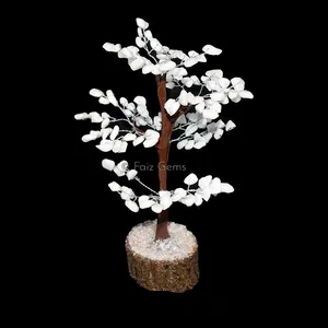 White Agate Mseal Wire Tree(150 Chips)