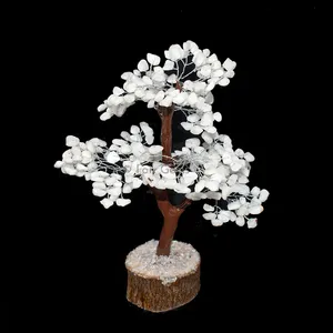 White Agate Mseal Wire Tree(300 Chips)