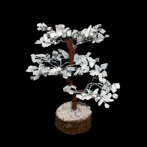 Rainbow Moonstone Mseal Wire Tree(150 Chips)
