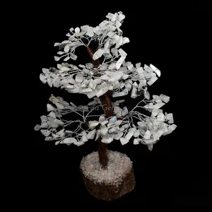 Rainbow Moonstone Mseal Wire Tree(300 Chips)