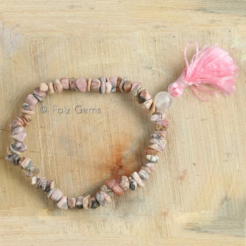 Moonstone Gemstone Power Chips Bracelets