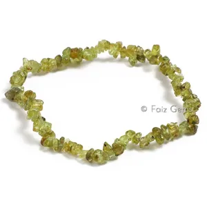Peridot Chips Gemstone Bracelets