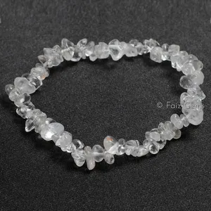 Crystal Quartz Power Chips Gemstone Bracelets