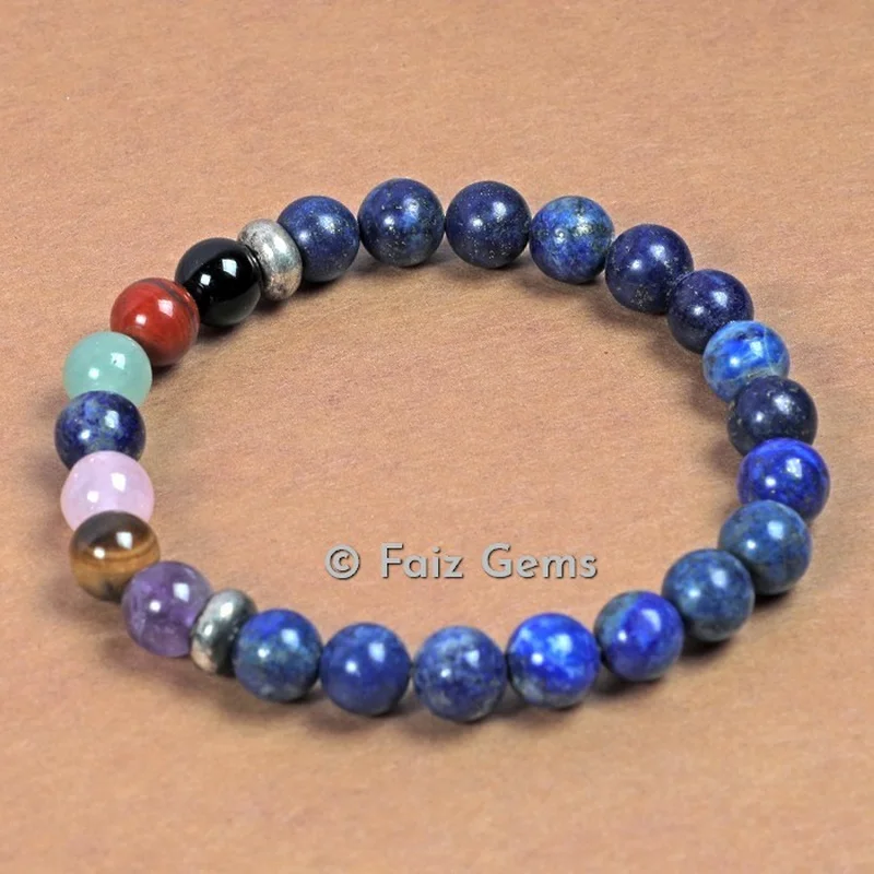 Chakra Bracelets with lapis lazuli