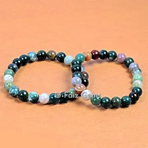 Pulseras de ágata musgosa