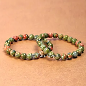 Unakite Stone Bracelets