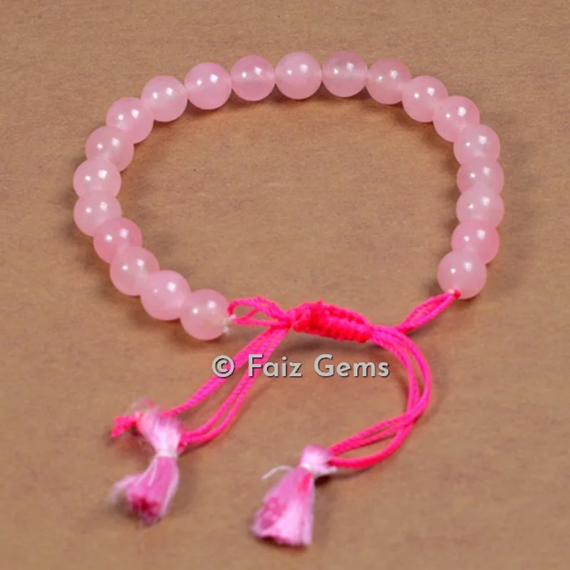 Rose Quartz Stone Bracelets